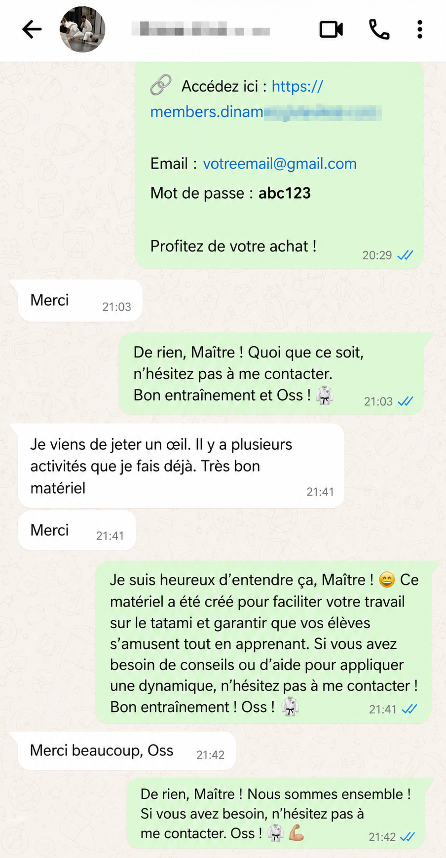 Témoignage 1